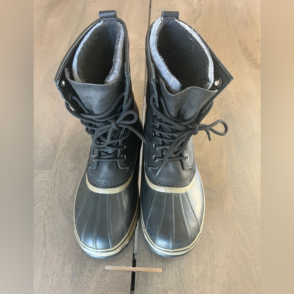 Sorel 1964 Premium T Mens Nm1561-010 Black Waterproof Boots Size 10